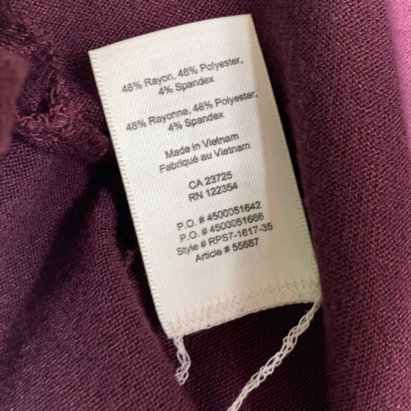 Wilfred Free | Plum Slit Detail Tank - XS - Picture 5 of 6